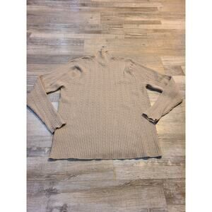 Charlie Paige xl women's beige baby cable knit sweater